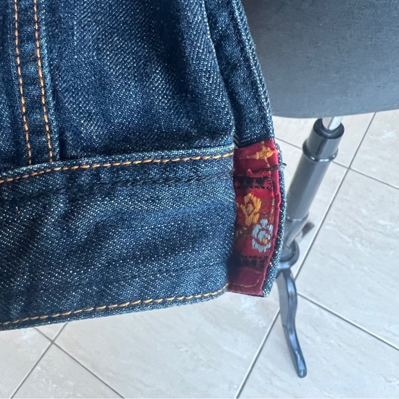 AGED LUCKY BRAND EMBELLISHED DENIM JACKET ALMOST VINTAGE! Size small - Picture 7 of 12